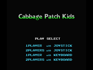 Cabbage Patch Kids screenshot 3 for MSX